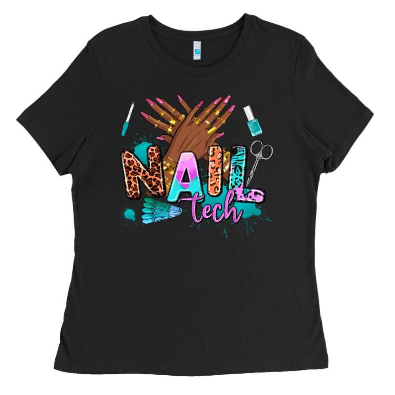 Nail Tech Ladies Tee by AdoDesignShop | Teevron