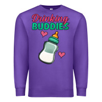 Purple Drinking Buddies Premium Sweatshirt - Jasminsmagicworld