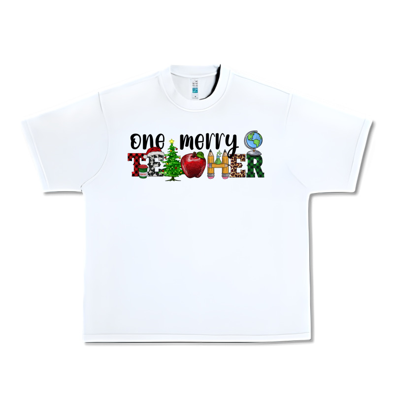 One Merry Teacher Urban Heavy Tee by RanaPortraitStore | Teevron