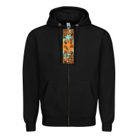 Black autumn squirrel Zipper Hoodie - BundleAndBundleShop