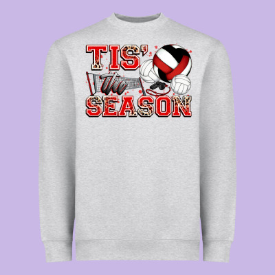 Tis' The Season Volleyball Heavyweight Sweatshirt Designed By Zillion Design Studio