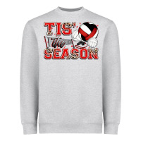 Heather Grey tis' the season volleyball Heavyweight Sweatshirt - Zillion Design Studio