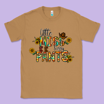 Little Mıss Sassy Pants Classic Tee Designed By Cowhidedigitalart