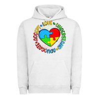 Pigment Lunar Rock autism awareness puzzle heart love understand advo Urban Hoodie - Artiststas