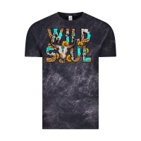 Cloud Black wild soul Vintage Tee - Zillion Design Studio