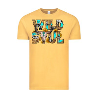 Vintage Mustard wild soul Vintage Tee - Zillion Design Studio