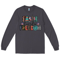 Smoke faith family freedom Long Sleeve Tee - CowhideDigitalArt