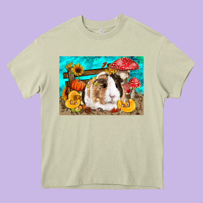 Guinea Pig Kid's Heavy Core Tee Designed By Lillyallendesigns
