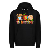 Black 'tis the season Premium Hoodie - MaliasSmallBusiness