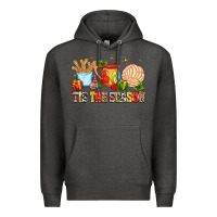 Charcoal Heather 'tis the season Premium Hoodie - MaliasSmallBusiness