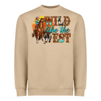 Mushroom wild like west Heavyweight Sweatshirt - texasbilliewilder