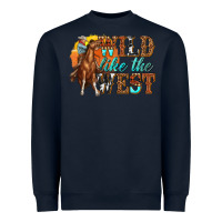 Navy wild like west Heavyweight Sweatshirt - texasbilliewilder