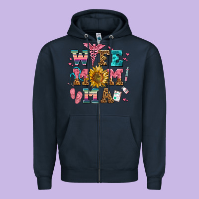 Wife Mom Ma Zipper Hoodie Designed By Adodesignshop
