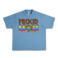 Pebble Blue proud mom lgbtq Urban Heavy Tee - texasbilliewilder