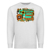 Oatmeal Heather Somewhere Between Whiskey and Jesus Premium Sweatshirt - Jasminsmagicworld