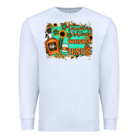 Somewhere Between Whiskey And Jesus Premium Sweatshirt | Teevron