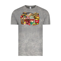 Cloud Rock school bus driver coffee cups Vintage Tee - texasbilliewilder