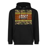 Black army mom leopard glitter camouflage Heavyweight Hoodie - BarkalooDesign