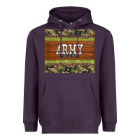 Plum army mom leopard glitter camouflage Heavyweight Hoodie - BarkalooDesign
