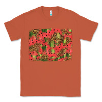 Copper watermelon leopard pattern background Classic Tee - HRA Design Shop