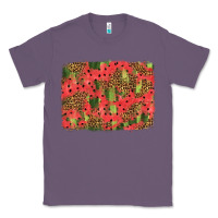 Lavender watermelon leopard pattern background Classic Tee - HRA Design Shop