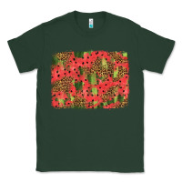 Sports Green watermelon leopard pattern background Classic Tee - HRA Design Shop
