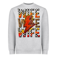 Heather Grey wife wife wife Heavyweight Sweatshirt - texasbilliewilder