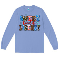 Colony Blue sweet land of liberty Long Sleeve Tee - AdoDesignShop