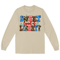 Mushroom sweet land of liberty Long Sleeve Tee - AdoDesignShop