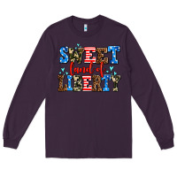 Plum sweet land of liberty Long Sleeve Tee - AdoDesignShop