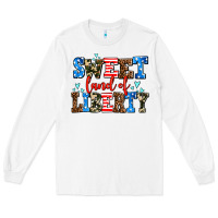 White sweet land of liberty Long Sleeve Tee - AdoDesignShop