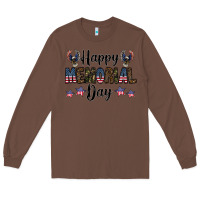 Chestnut happy memorial day Long Sleeve Tee - CowhideDigitalArt