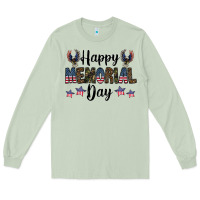 Matcha happy memorial day Long Sleeve Tee - CowhideDigitalArt
