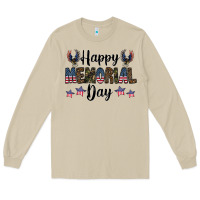 Mushroom happy memorial day Long Sleeve Tee - CowhideDigitalArt