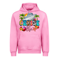 Fuchsia Pink cruise life Urban Hoodie - Artiststas