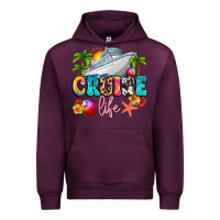 Mauve Wine cruise life Urban Hoodie - Artiststas