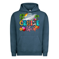 Pigment Midnight Navy cruise life Urban Hoodie - Artiststas