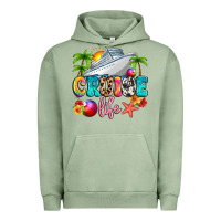 Pigment Oil Green cruise life Urban Hoodie - Artiststas