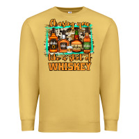 Antique Gold Chasing You Like a Shot of Whiskey Premium Sweatshirt - Jasminsmagicworld