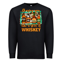 Black Chasing You Like a Shot of Whiskey Premium Sweatshirt - Jasminsmagicworld