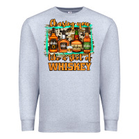 Heather Grey Chasing You Like a Shot of Whiskey Premium Sweatshirt - Jasminsmagicworld