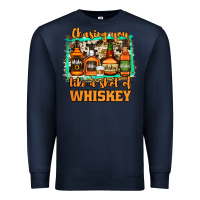 Navy Chasing You Like a Shot of Whiskey Premium Sweatshirt - Jasminsmagicworld
