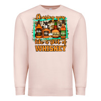 Pale Pink Chasing You Like a Shot of Whiskey Premium Sweatshirt - Jasminsmagicworld