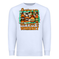 White Chasing You Like a Shot of Whiskey Premium Sweatshirt - Jasminsmagicworld