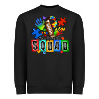 Black american football support squad autism Heavyweight Sweatshirt - Zillion Design Studio