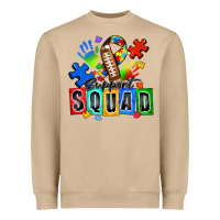 American Football Support Squad Autism Heavyweight Sweatshirt | Teevron