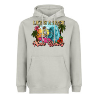 Moon Dust Life is a beach make waves skeleton Heavyweight Hoodie - NancyCooperArtShop