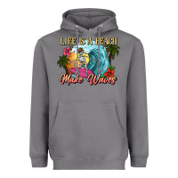 Storm Life is a beach make waves skeleton Heavyweight Hoodie - NancyCooperArtShop