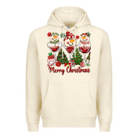 Sandshell merry christmas wine and cocktails Premium Hoodie - MaliasSmallBusiness