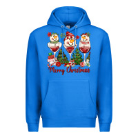 True Royal merry christmas wine and cocktails Premium Hoodie - MaliasSmallBusiness